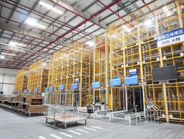 Pallet Four-Way Shuttle + Mini-FlyBox AS/RS