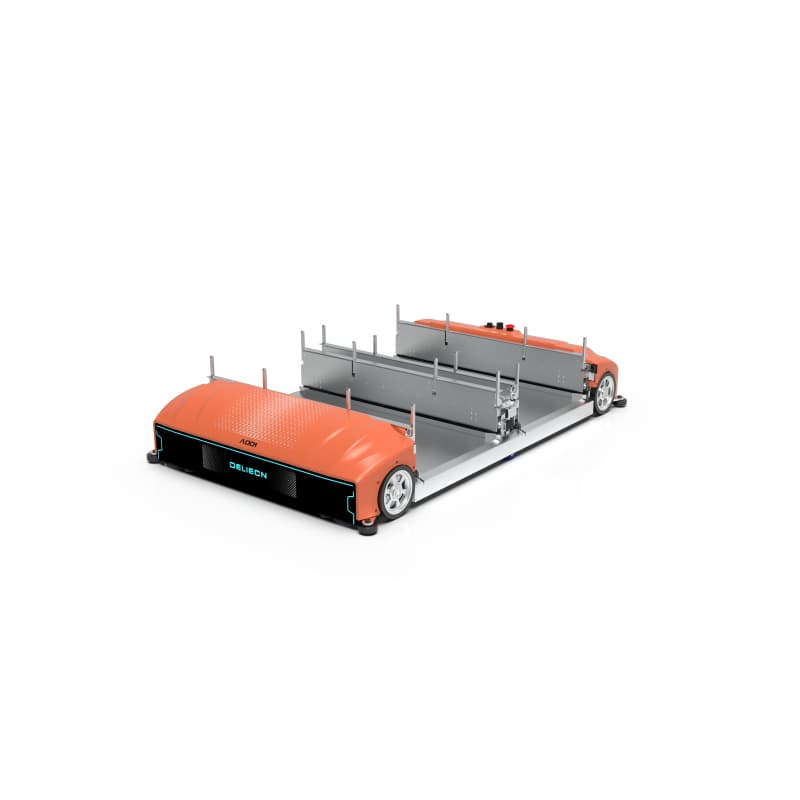 Dual-Station Tote Four-Way Shuttle Robot
