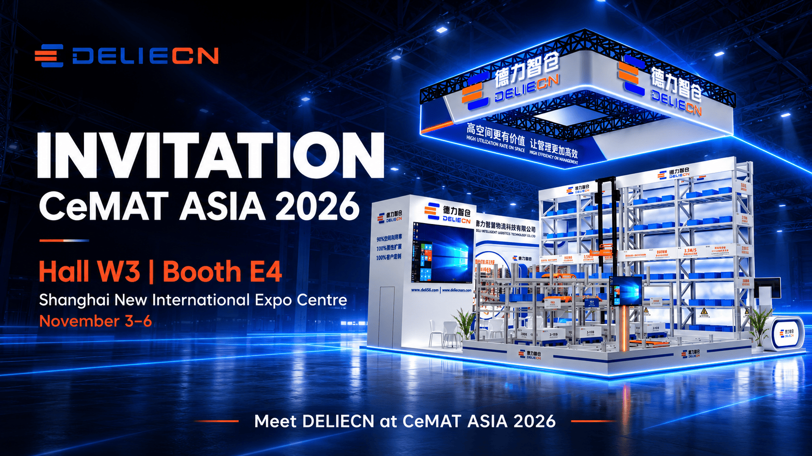 Visit DELIECN at CeMAT ASIA 2026: A Global Debut, a Rising Star, and Rugged Proven Strength